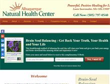 Tablet Screenshot of abqnaturalhealthcenter.com